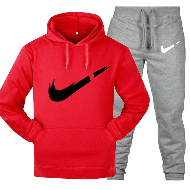 Track suit men's 2 sets of new fashion jacket men's sportswear hoodies spring and autumn brand men's hip hop hoodie sweatpants