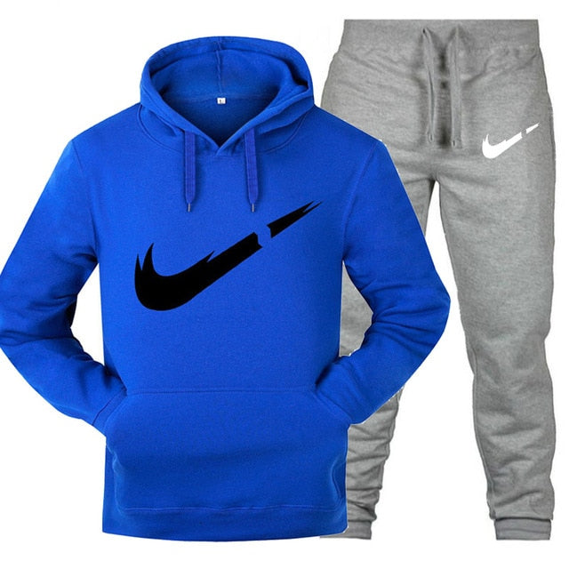 Track suit men's 2 sets of new fashion jacket men's sportswear hoodies spring and autumn brand men's hip hop hoodie sweatpants