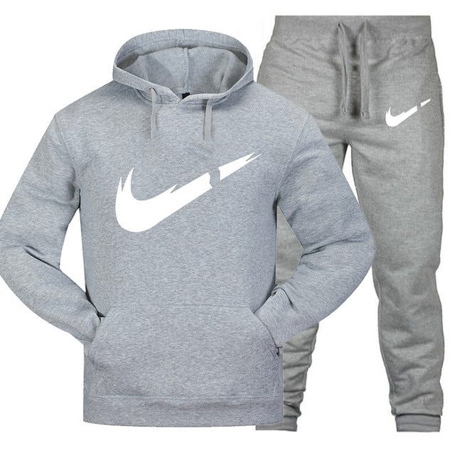Track suit men's 2 sets of new fashion jacket men's sportswear hoodies spring and autumn brand men's hip hop hoodie sweatpants