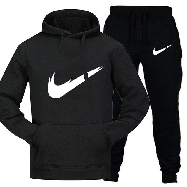 Track suit men's 2 sets of new fashion jacket men's sportswear hoodies spring and autumn brand men's hip hop hoodie sweatpants