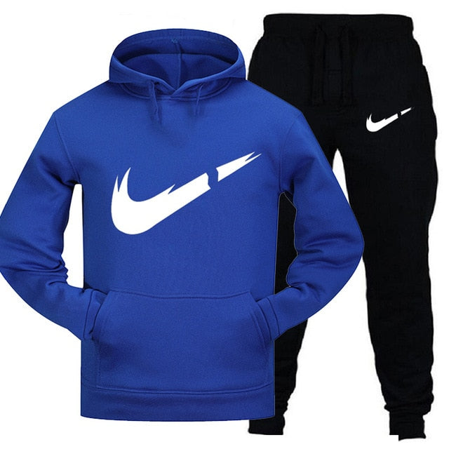 Track suit men's 2 sets of new fashion jacket men's sportswear hoodies spring and autumn brand men's hip hop hoodie sweatpants