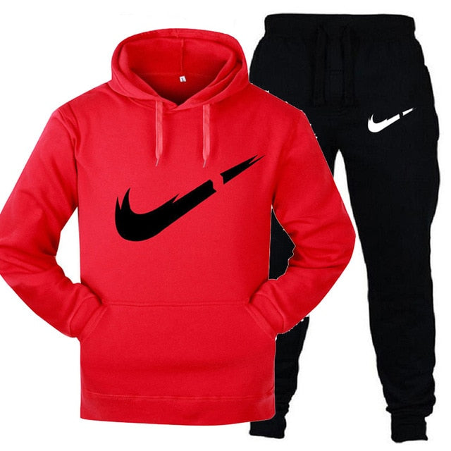 Track suit men's 2 sets of new fashion jacket men's sportswear hoodies spring and autumn brand men's hip hop hoodie sweatpants