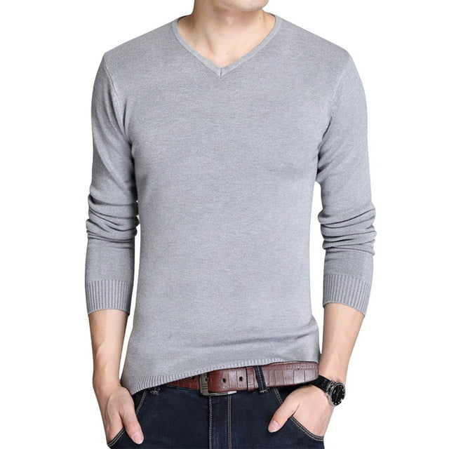 SHUJIN Spring Warm Turtleneck Sweater Men Fashion Solid Knitted Mens Sweaters 2018 Casual Male Double Collar Slim Pullover