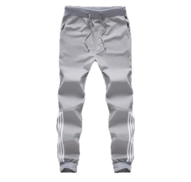 Spring Autumn Men Casual Sweatpants 2019 Mens Sportswear Joggers Striped Pants Fashion Male Skinny Slim Fitted Gyms Harem Pants
