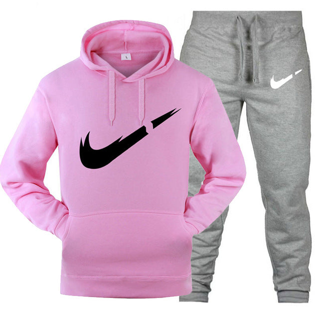 Track suit men's 2 sets of new fashion jacket men's sportswear hoodies spring and autumn brand men's hip hop hoodie sweatpants